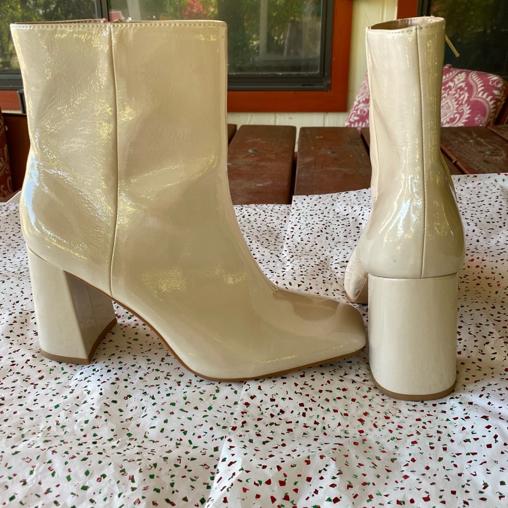 Steve Madden Patent Boots